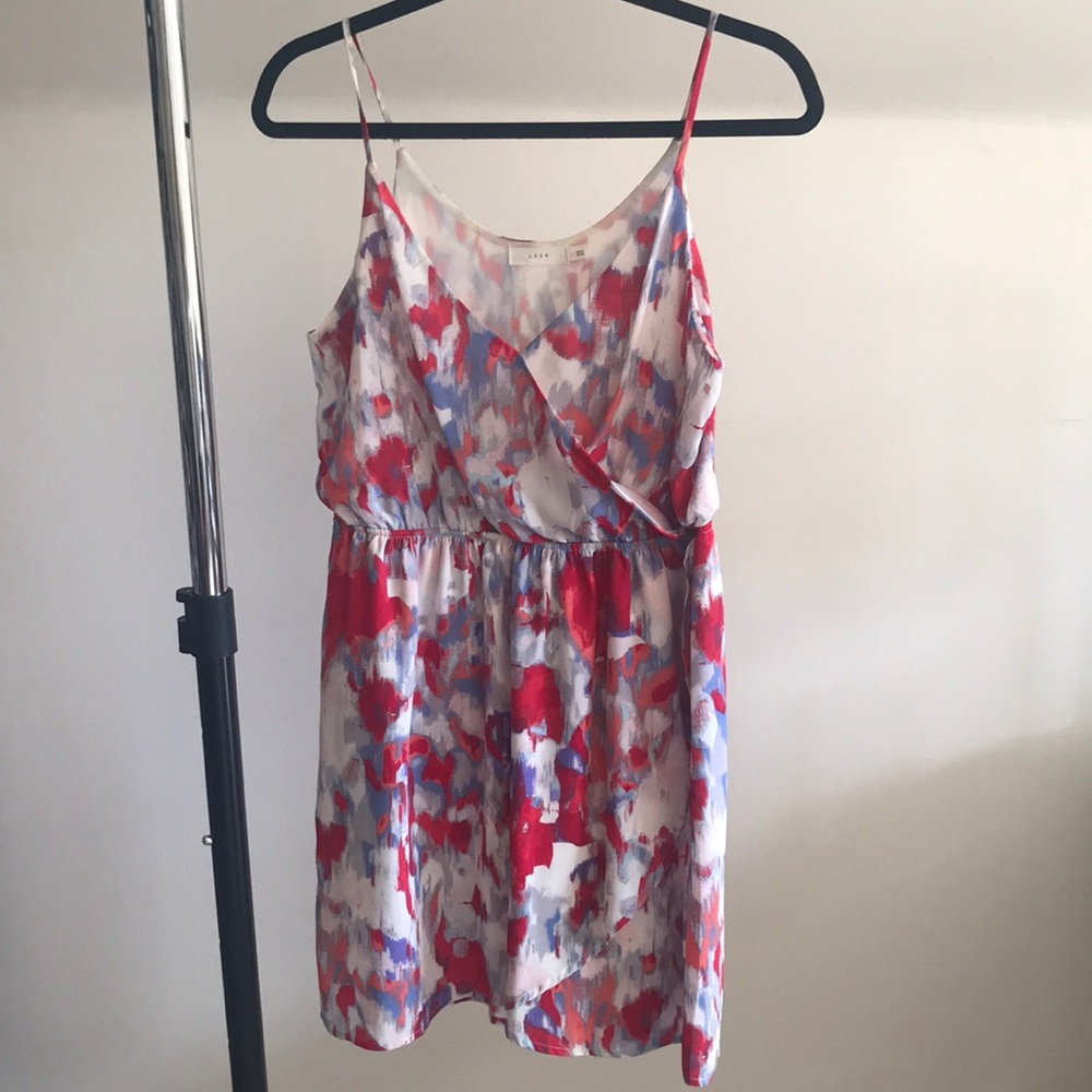 Dry Goods, Red, Blue and White Formal Mini Dress